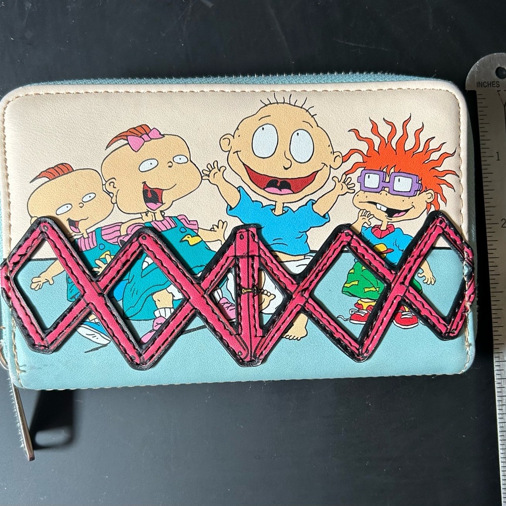 Loungefly Nickelodeon Rugrats 30th Anniversary Faux Leather Wallet NWT - Picture 6 of 6